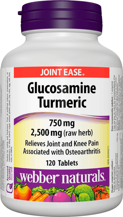 Webber Naturals Glucosamine Curcuma 750 mg/2500 mg