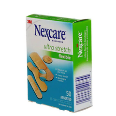 Bandes ultra extensibles Nexcare 3M, assorties
