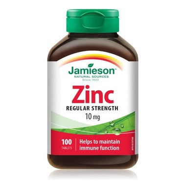 Jamieson Regular Strength Zinc 10 mg