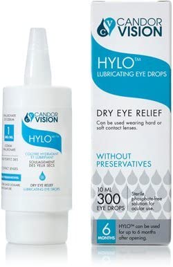 Gouttes oculaires lubrifiantes HYLO - Sans conservateur