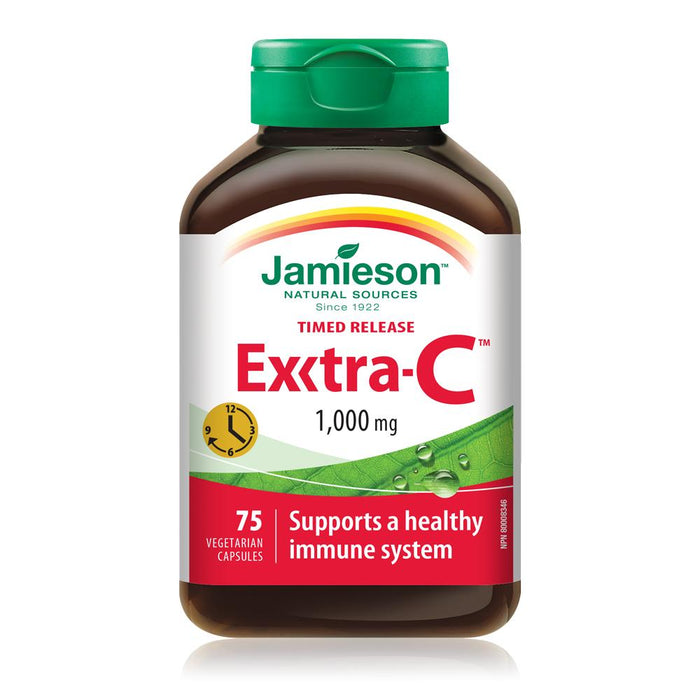 Jamieson Extra-C Vitamine C supérieure à libération prolongée 1 000 mg