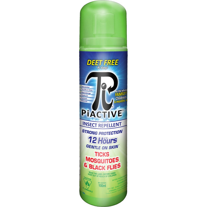 PiActive Mosquito Shield Insect Repellent - DEET Free