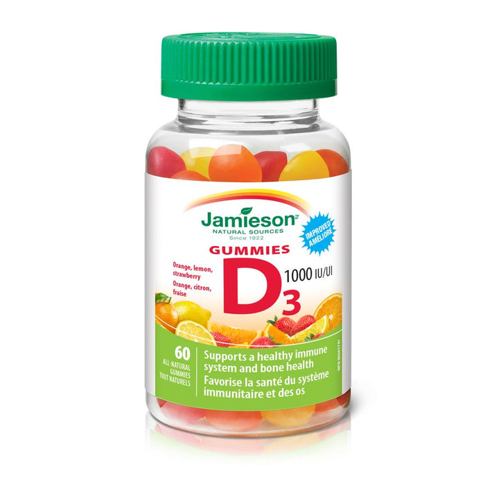 Jamieson Vitamine D 1000 UI Gummies