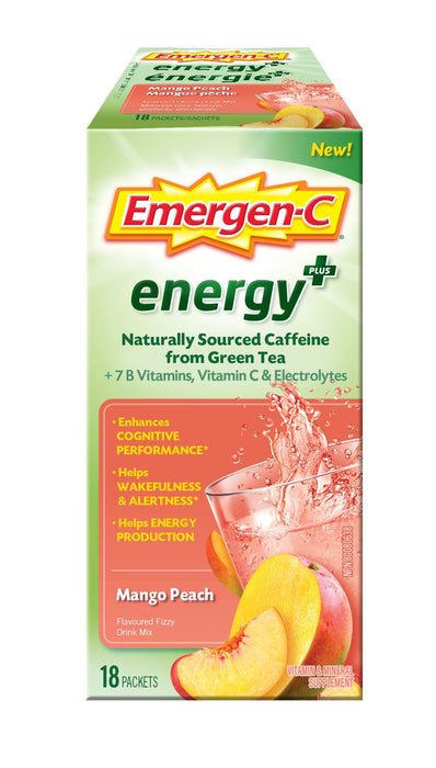 Emergen-C Energy+ Mangue Pêche