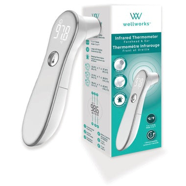 Thermomètre infrarouge sans contact Wellworks