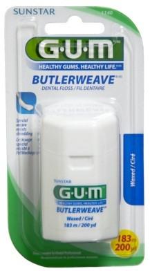 GUM Floss Butlerweave Waxed Dental Floss