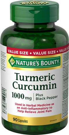 Nature's Bounty Turmeric Plus Black Pepper 1000 mg