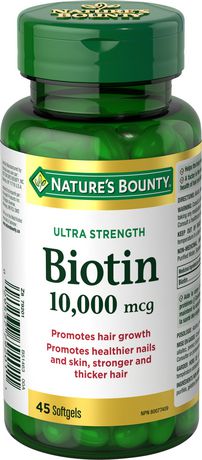 Nature's Bounty Biotine 10 000 mcg