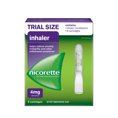 Nicorette Nicotine Inhaler Refills, Travel Size