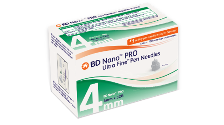 BD Nano PRO 4mm pen needle