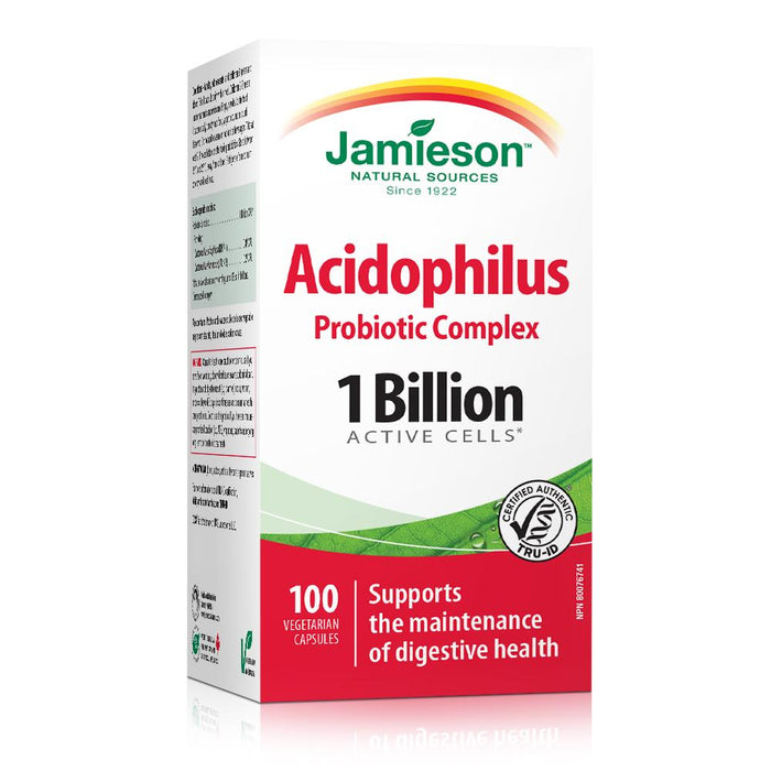 Complexe probiotique Jamieson Acidophilus - 1 milliard de cellules actives