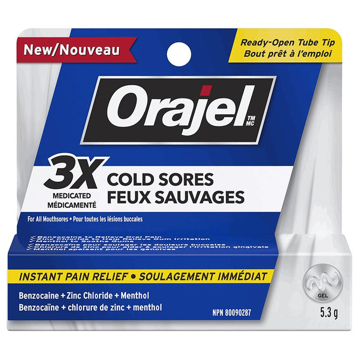 Orajel Cold Sore 3x Medicated