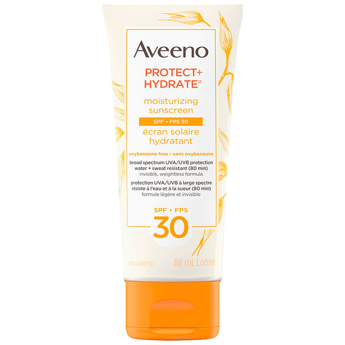 Écran solaire hydratant pour le visage Aveeno Protect + Hydrate - SPF 30