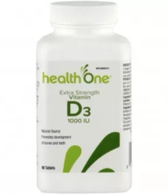 Health ONE Vitamine D 90 comprimés