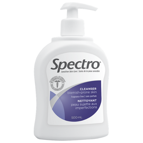 Nettoyant Spectro : Peaux sujettes aux imperfections (sans parfum)