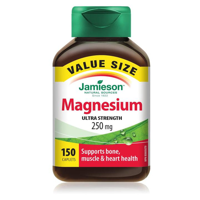 Jamieson Magnésium haute puissance 250 mg, paquet économique