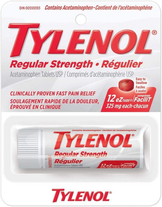 Tylenol eZ Tabs à force régulière