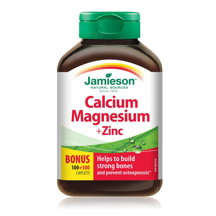 Jamieson Calcium Magnésium &amp; Zinc 17 mg