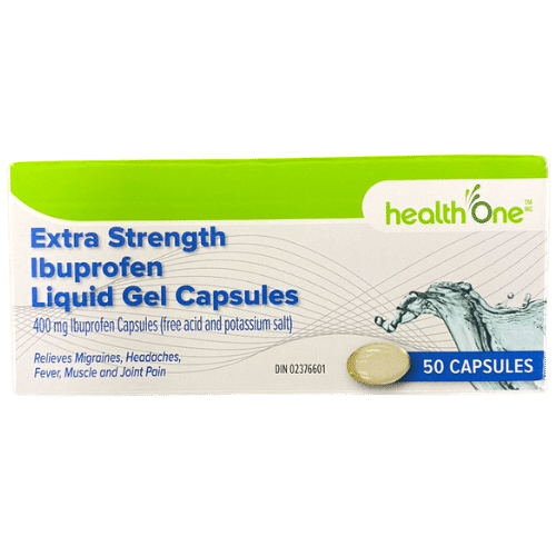 Gels liquides extra-forts à l'ibuprofène Health ONE