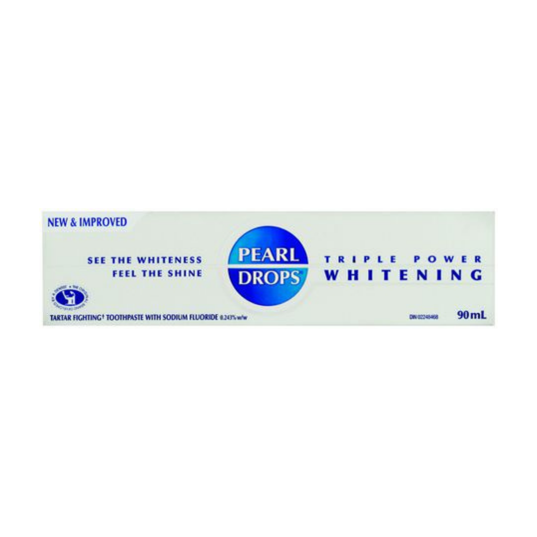 Pearl Drops Triple Power Whitening Toothpaste — GreenShield Pharmacy ...