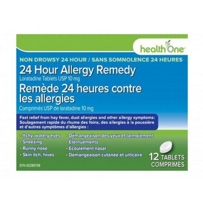 Health ONE Loratadine - Remède contre les allergies