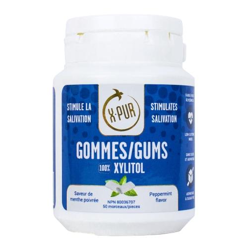 Gomme X-PUR 100 % xylitol - Menthe