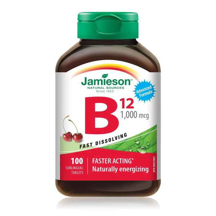 Jamieson Sublingual Vitamin B12 1000 mcg