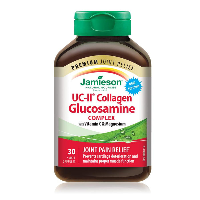 Complexe de collagène et de glucosamine Jamieson UC-II avec vitamine C et magnésium