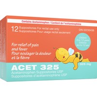 Suppositoires Acétate 325mg