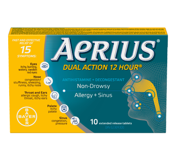 Aerius double action - 12 heures