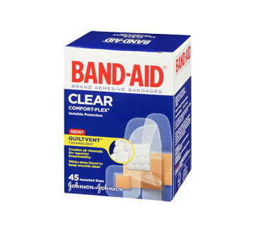 Pansements adhésifs transparents Band-Aid Comfort Flex