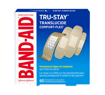 Pansements assortis Band-Aid Comfort Flex-Plastic - Paquet familial