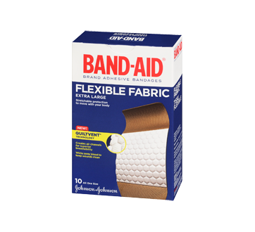 Pansements adhésifs en tissu flexible Band-Aid - Très grand