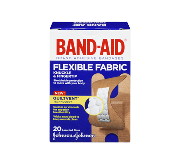 Bandages en tissu flexible pour les jointures et le bout des doigts