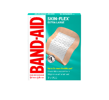 Pansements adhésifs Band-Aid Skin Flex - Très grand
