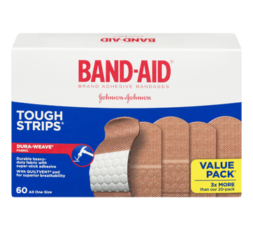 Pansements adhésifs Band-Aid Tough Strips - Paquet économique