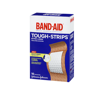 Band-Aid Tough Strips Adhesive Bandages - Extra Large