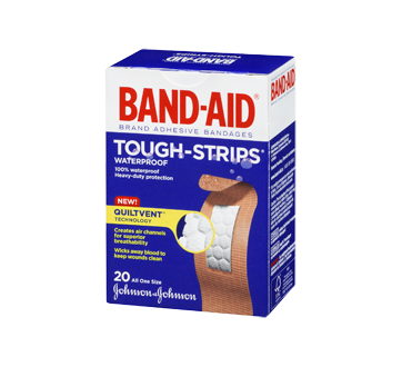 Pansements adhésifs Band-Aid Tough Strips - Imperméables