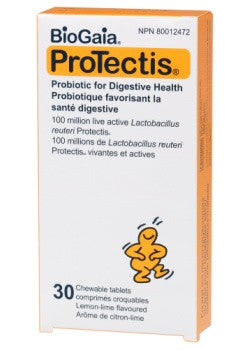 Comprimés à croquer probiotiques BioGaia Protectis