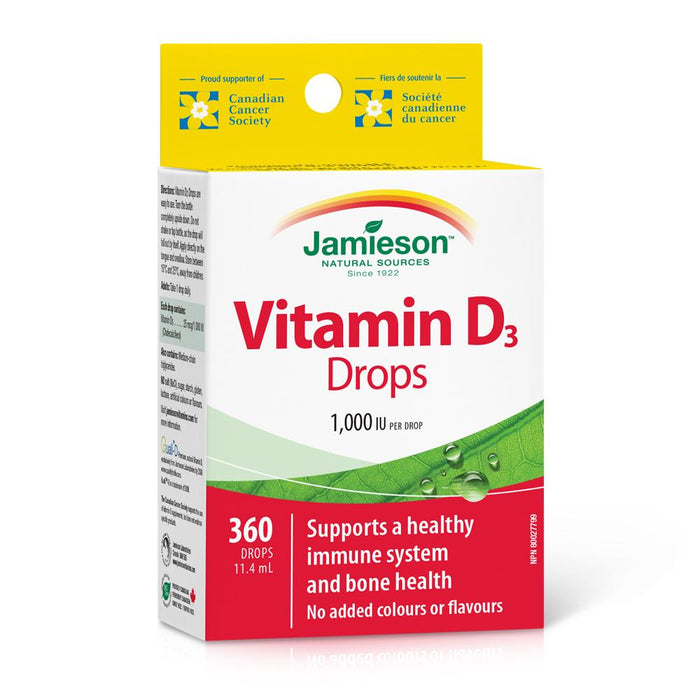 Jamieson Vitamine D 1000 UI Gouttes