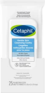 Lingettes nettoyantes douces pour la peau Cetaphil