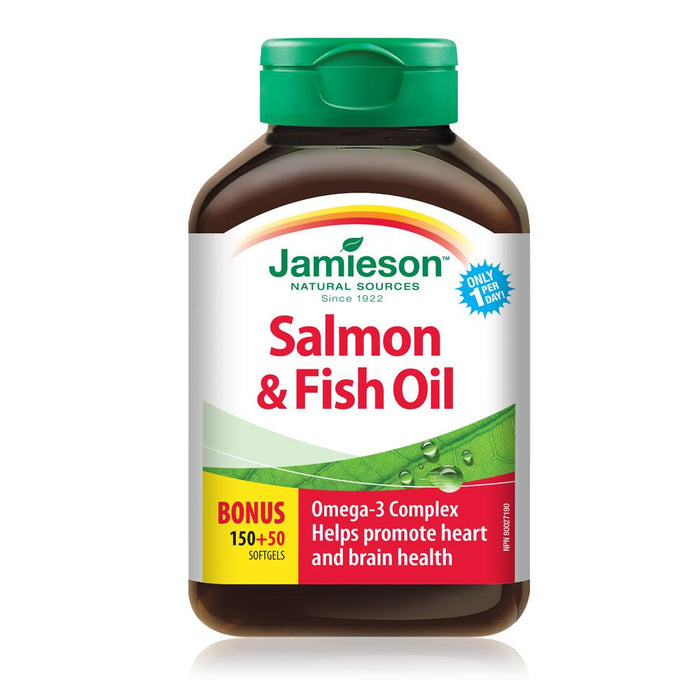 Jamieson Salmon & Fish Oils Omega-3 Complex 1000 mg