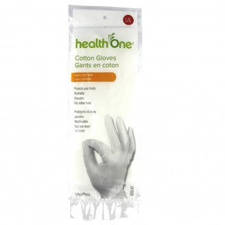 Health ONE Large Cotton Gloves