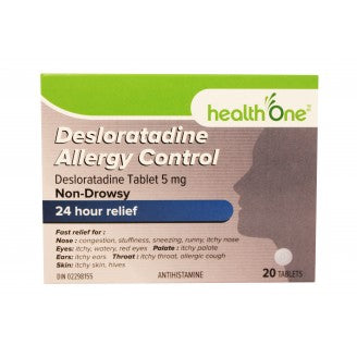 Contrôle des allergies à la desloratadine Health ONE