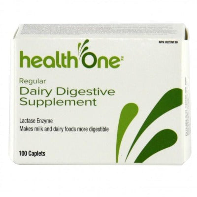 Enzyme digestive pour produits laitiers Health ONE