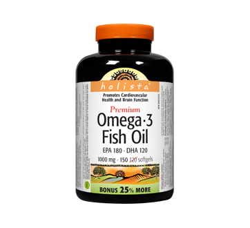 Huile de poisson Holista Omega-3 Premium