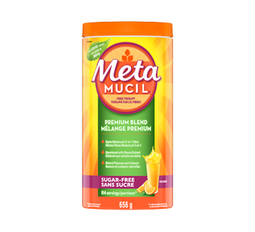 Metamucil Premium Blend sans sucre - Orange
