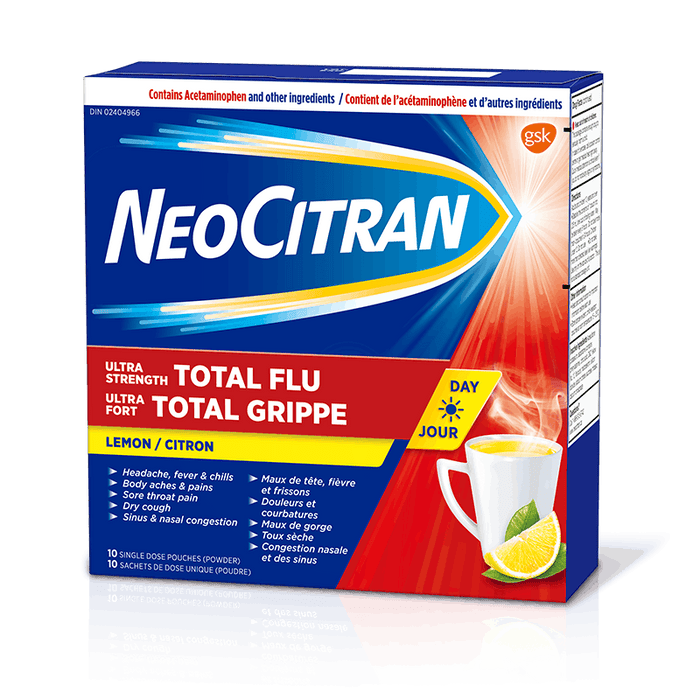 NeoCitran Ultra Fort Total Grippe Jour