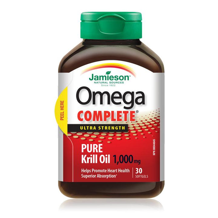 Jamieson Omega Complete Ultra Strength Super Krill1000 mg