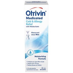 Otrivin Medicated Cold & Allergy Relief - Mist Spray